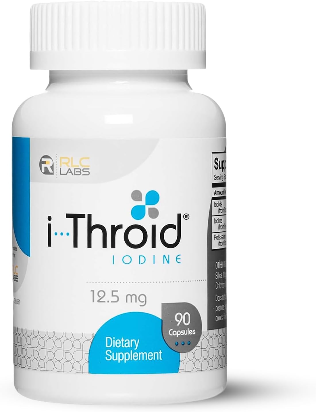 RLC Labs i-Throid 12.5 mg - Thyroid Support for Healthy Metabolism