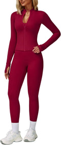 Yknktstc Womens Two Piece Tracksuit Set for Active Lifestyle