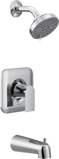 Moen Genta LX Chrome Pressure Balancing Shower Set - Modern Tub