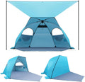 Beach Tent with Canopy 3-in-1 Pop Up Sun Shelter - UPF 50+ Protection