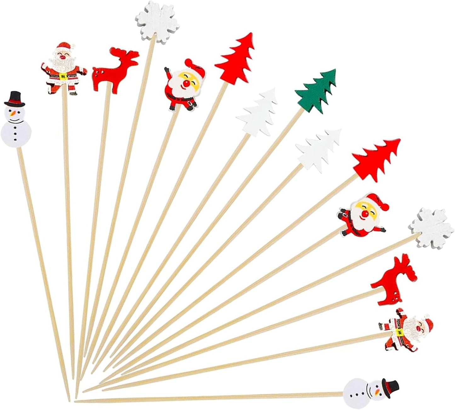 Handmade Christmas Cocktail Picks for Festive Fun!