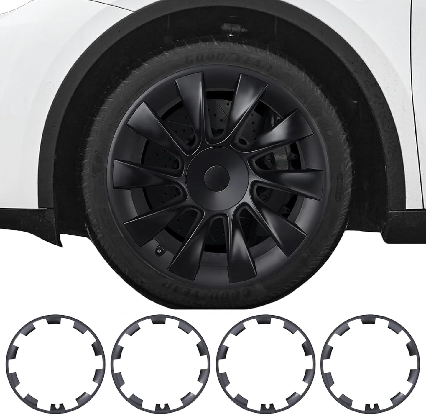 Wheel Rim Protector for Tesla Model Y 20 Inch Induction Wheels