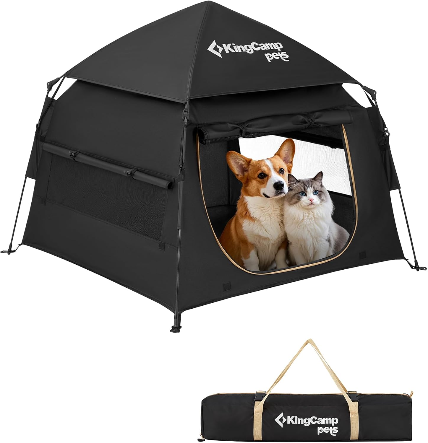 KingCamp Dog Tent for Large Dogs - Portable Outdoor House
