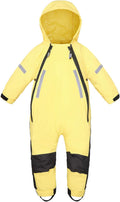 HAPIU Kids Toddler Rain Suit Muddy Buddy Waterproof Coverall Jackets