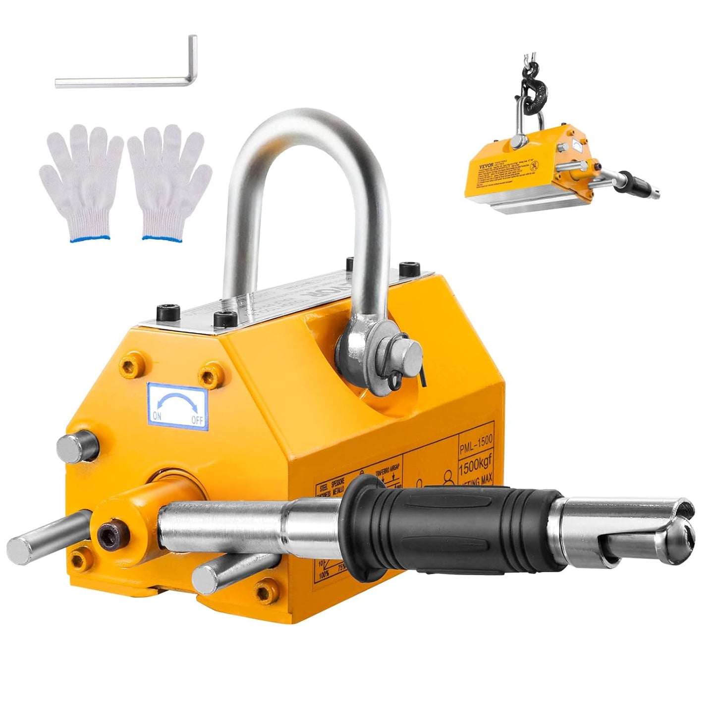 VEVOR Magnetic Lifting Tool for Heavy Duty Hoisting Needs