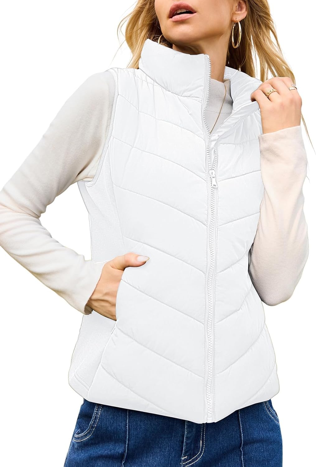 Stylish Dokotoo Puffer Vest for Women - Warm Quilted Outerwear