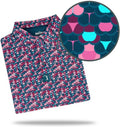 Funny Golf Polo Shirt for Men - Stretchy UPF 50 Performance