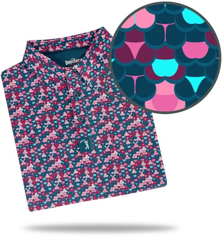 Funny Golf Polo Shirts with UPF 50 Protection for Men