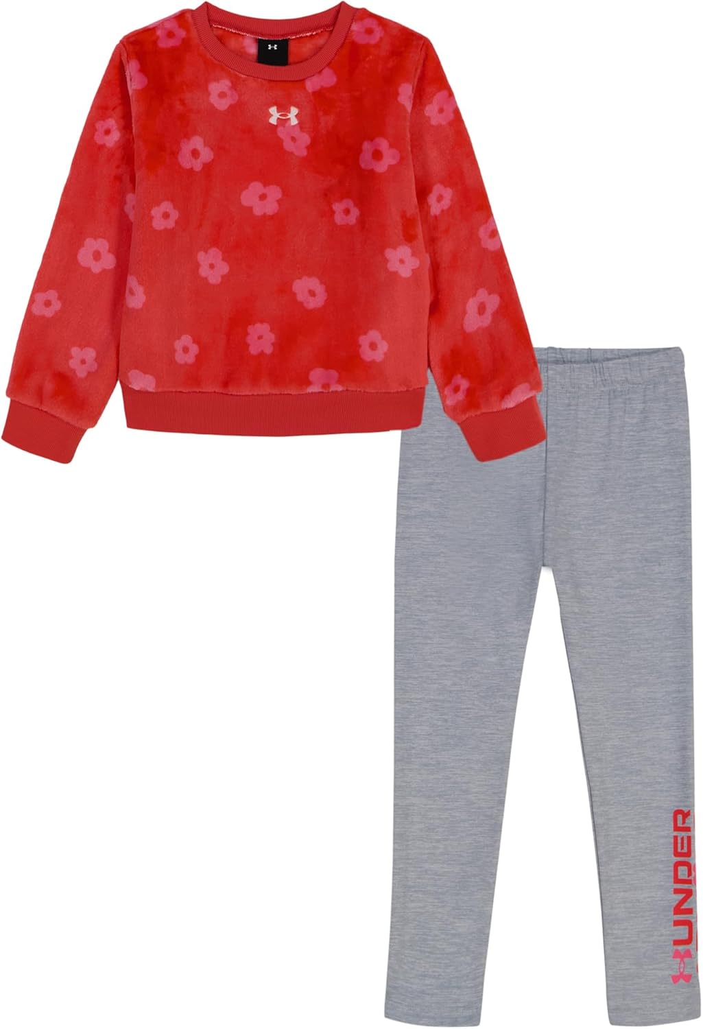 Under Armour Baby-Girls Ua Terrazzo Leopard Heart Set for Comfort