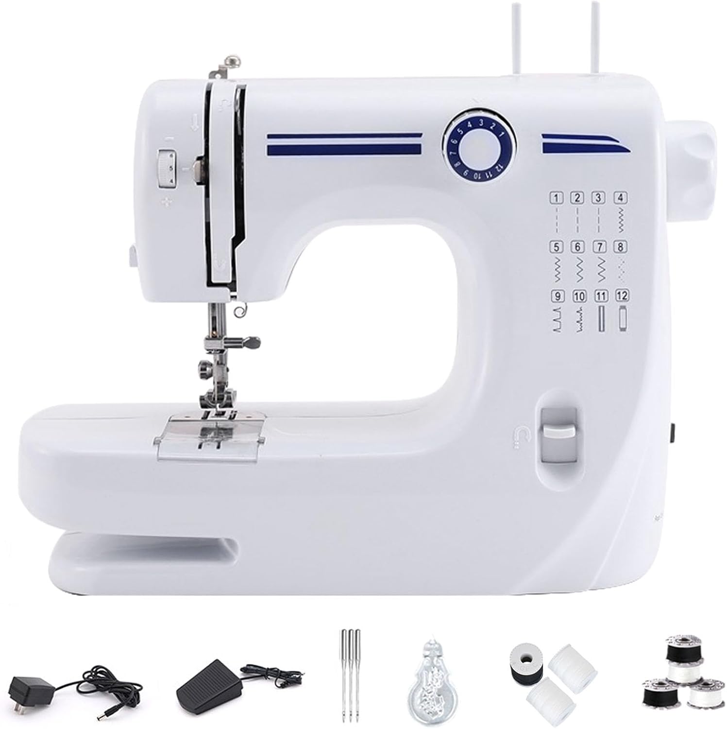 Compact Sewing Machine with 12 Stitches - LetCartMaker