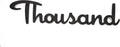 Mid-Century Modern Cursive House Numbers - Weather-Resistant Script