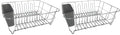 2-Piece Dish Drying Rack & Cutlery Holder Set - Compact Sink-Fitting