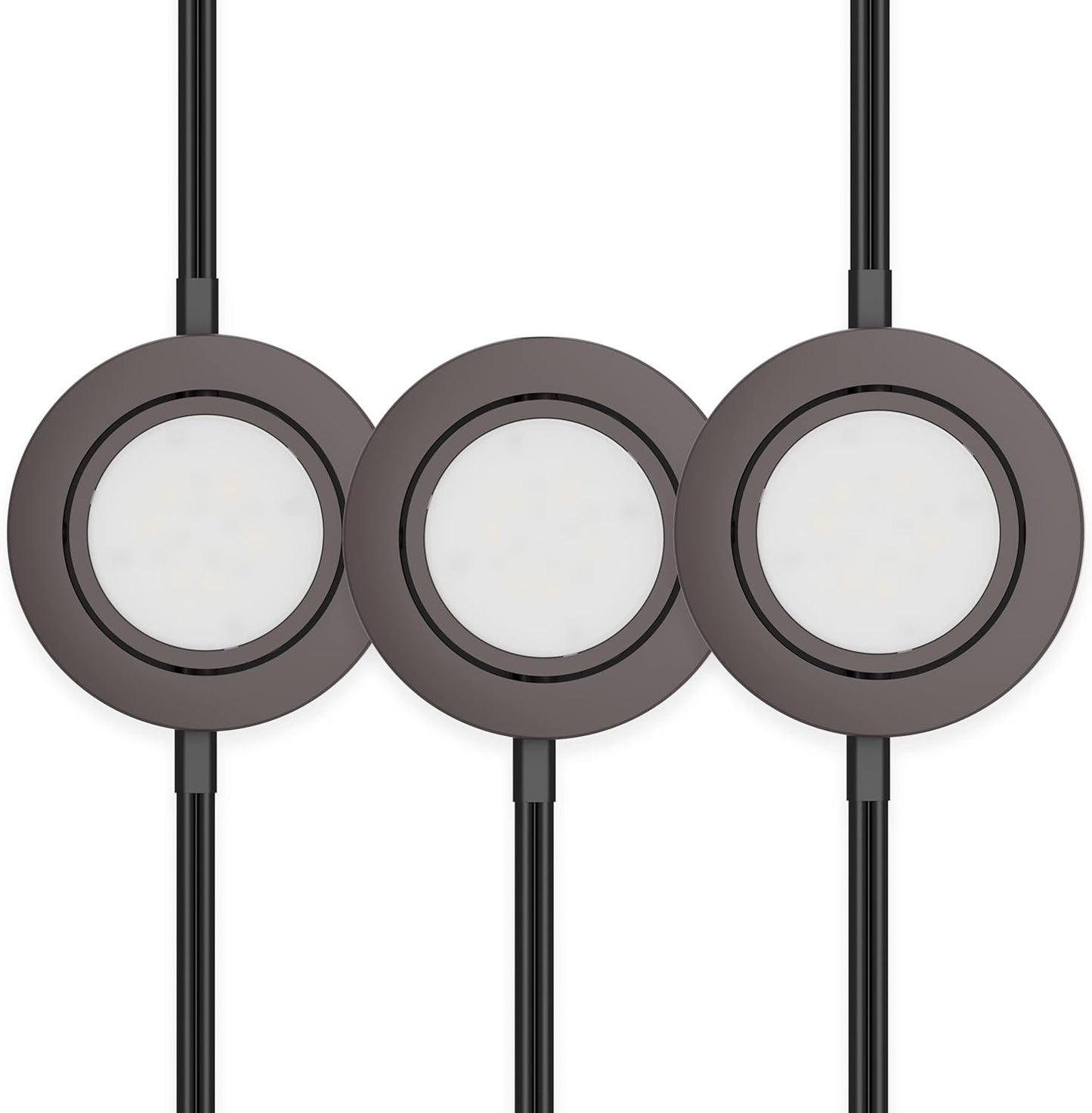 GETINLIGHT 2.75in Wide Dimmable LED Puck Lights Kit for Home