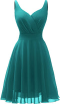 Chiffon Sundress for Women V-Neck Adjustable Spaghetti Strap Dress
