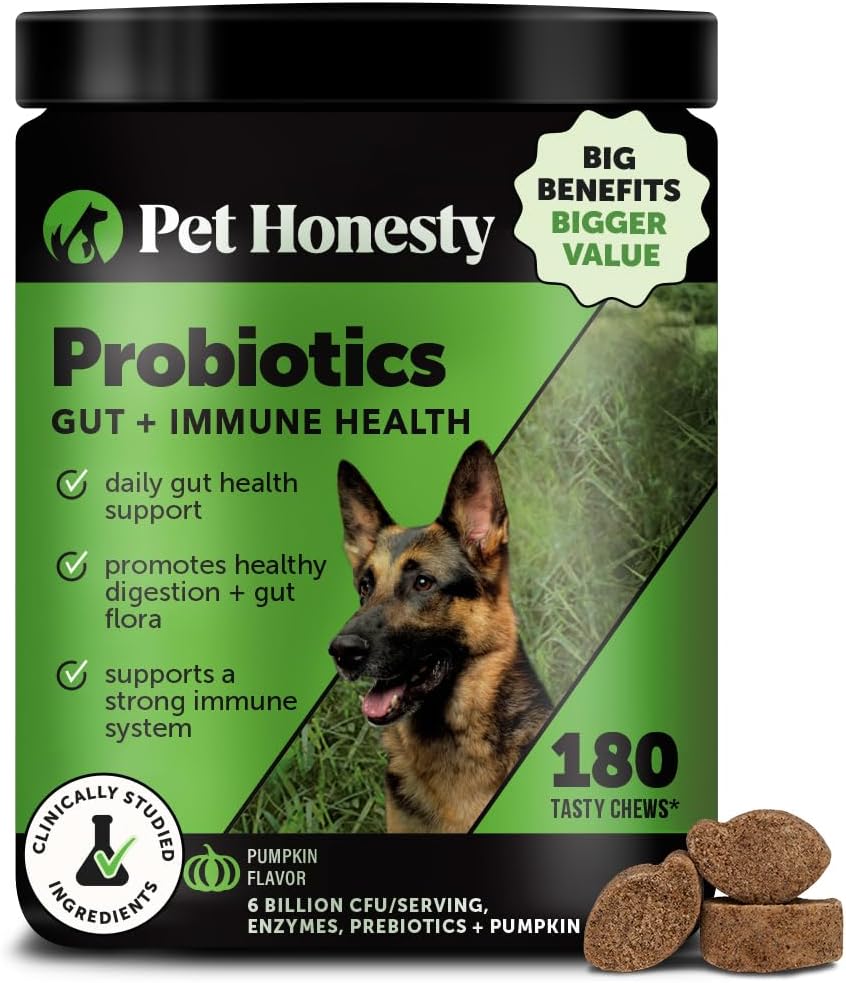 Pet Honesty Probiotics for Dogs - Digestive Health Support Chews