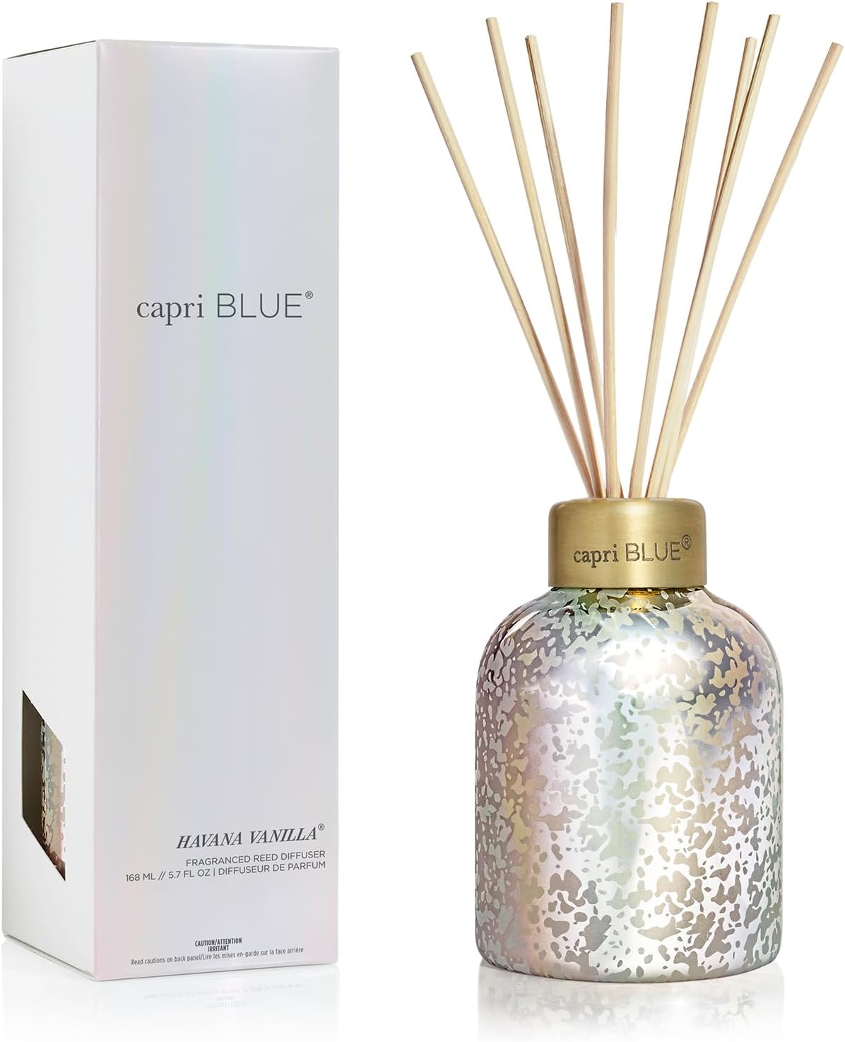Capri Blue Reed Diffuser Set with Havana Vanilla Scented Oil