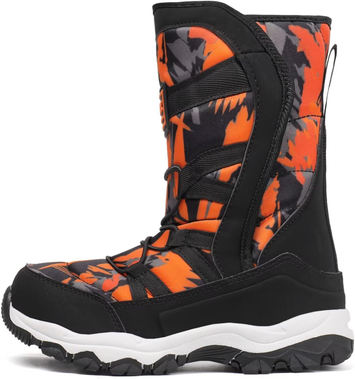 Boys Girls Snow Boots Waterproof Slip Resistant Cold Weather Shoes