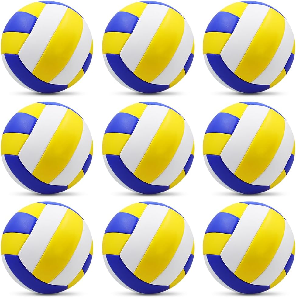 Official Size 5 Volleyballs Set for Indoor and Outdoor Fun