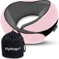FlyHugz Neck Travel Pillow - Memory Foam Support for Travel