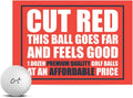 Cut Red Golf Balls - Improved Accuracy & Control!