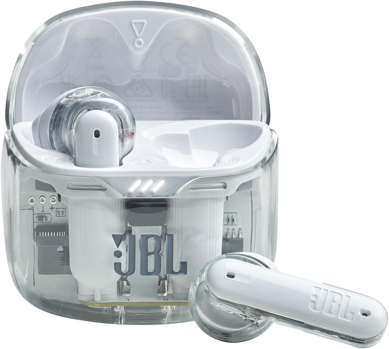 JBL Tune Flex Ghost White - Renewed ANC Earbuds