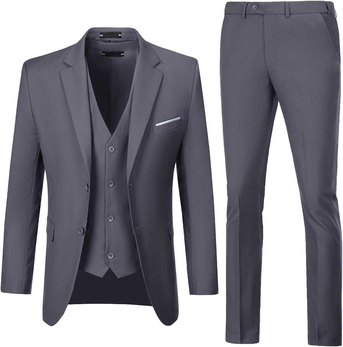 Diaryan Men Suits 3 Pieces Set Slim Fit Wedding Suit