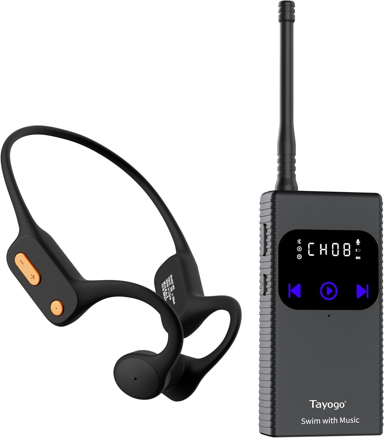 Tayogo Swimming Headphones: Waterproof Bone Conduction for Swimmers