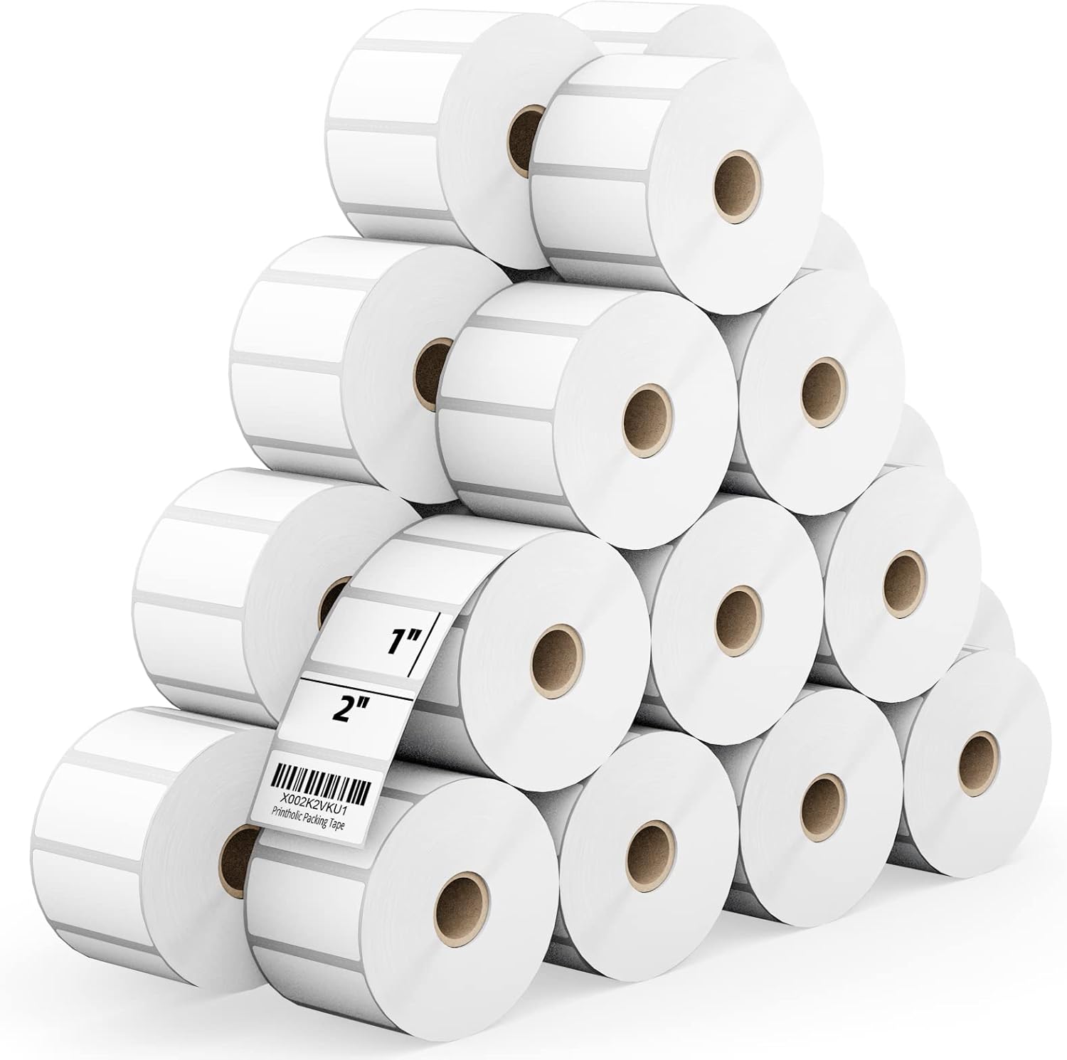 Printholic 24 Rolls 2in x 1in Direct Thermal Labels for Shipping