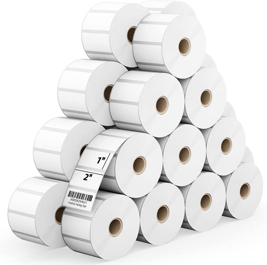 Printholic 24 Rolls 2in x 1in Direct Thermal Labels for Shipping