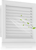 20 in x 20 in Premium Aluminum Gable Vent with Screen - Durable