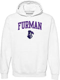 Furman University Arch Logo Hoodie - Unisex Heavy Blend Cotton