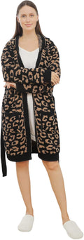 bearberry Cozy Robe Lightweight Soft Plush Bathrobe with Pockets