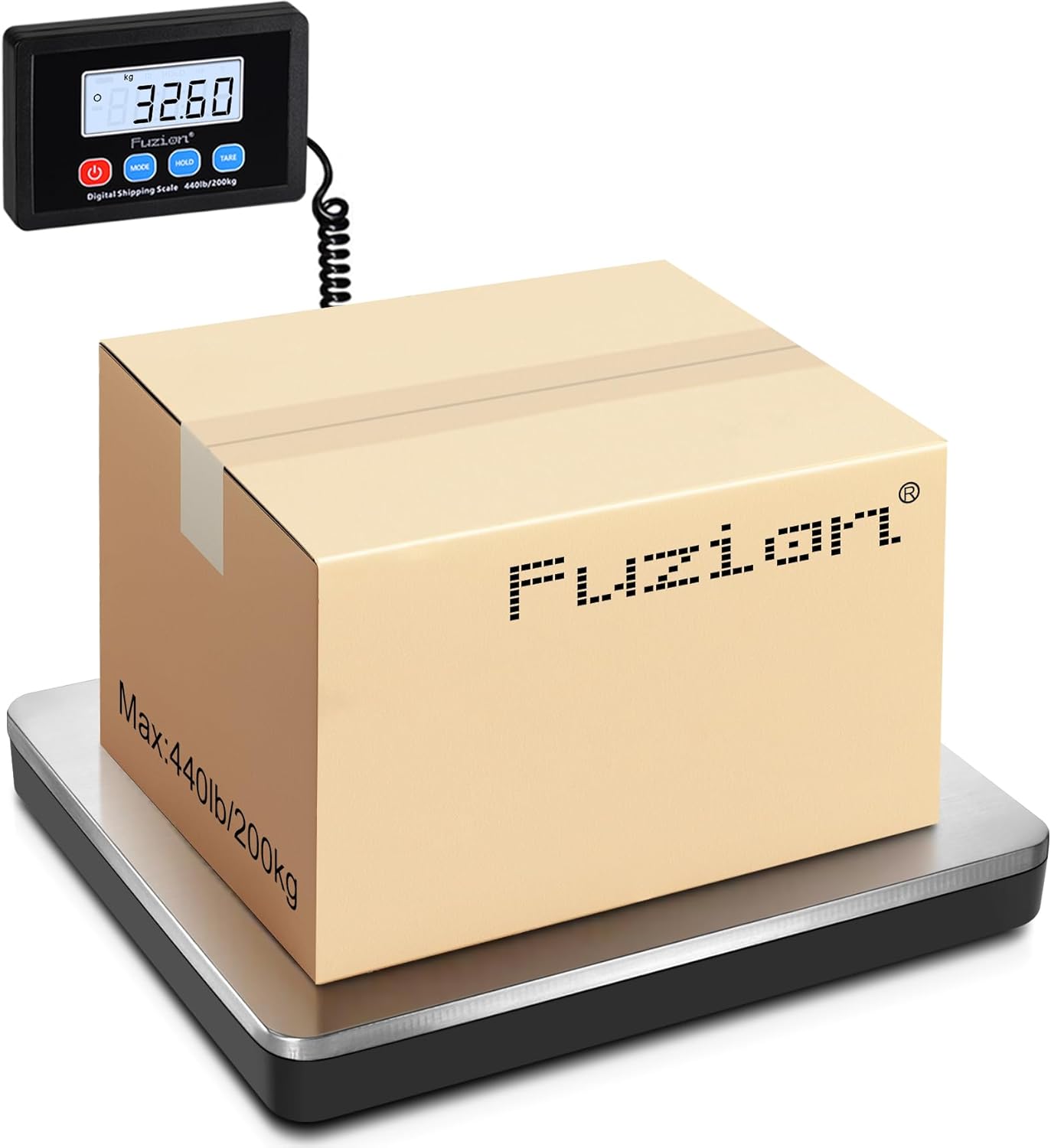 Fuzion Shipping Scale 440lb Capacity with Precision Accuracy