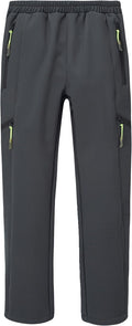 Kids Waterproof Hiking Pants Boys Girls - Warm Fleece Lined