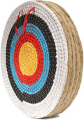 Archery Target - 20 in Backyard Straw Target for Recurve and Compound