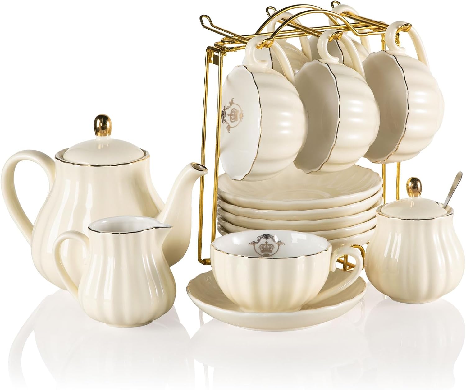 Sweejar Porcelain Tea Sets for Elegant High Tea Gatherings