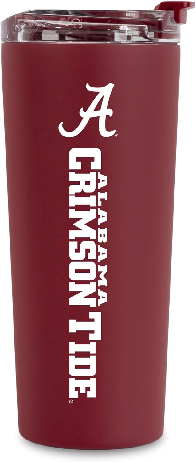 NCAA 24oz Stainless Steel Tumbler with Dual Functioning Lid