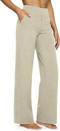 EverGoing Yoga Pants Women Wide Leg High Waist with Pockets 64mm