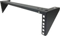 2U 19 in Lightweight Folding Steel Wall Mount Rack - Space Saving