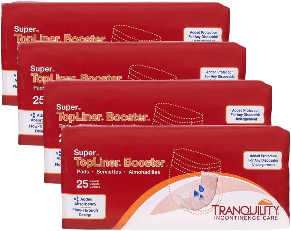 Tranquility TopLiner Disposable Booster Pads for Maximum Absorption