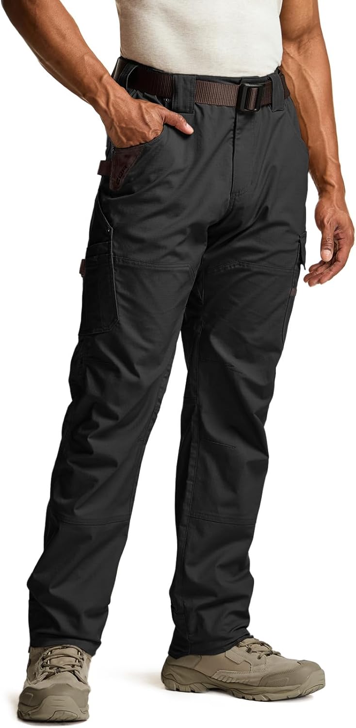 CQR Men's Quick Dry Work Pants for Tactical Outdoor Activities