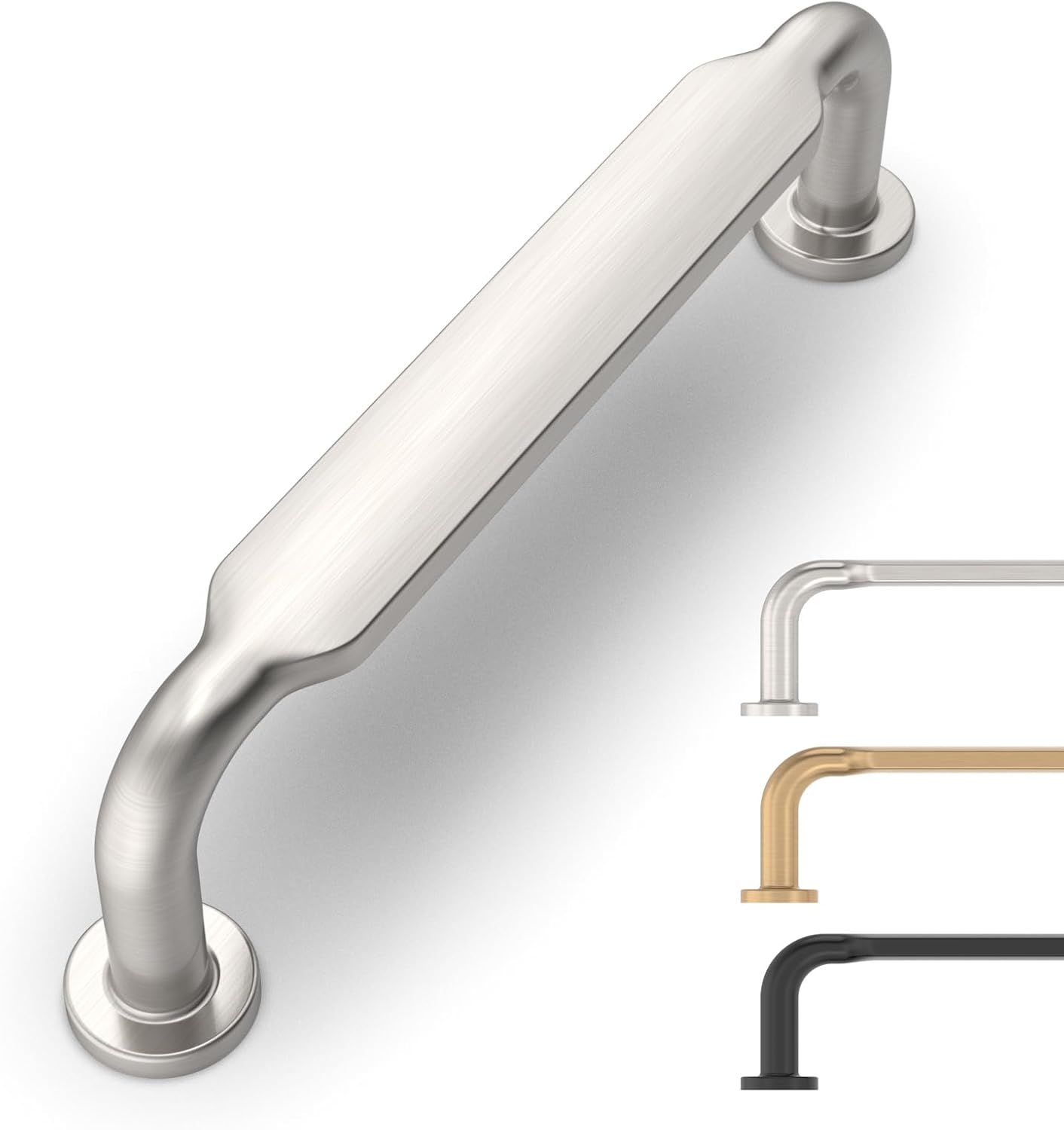 10 Pack Brushed Satin Nickel Cabinet Pulls by 9BUILD