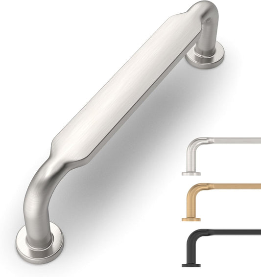 10 Pack Brushed Satin Nickel Cabinet Pulls by 9BUILD