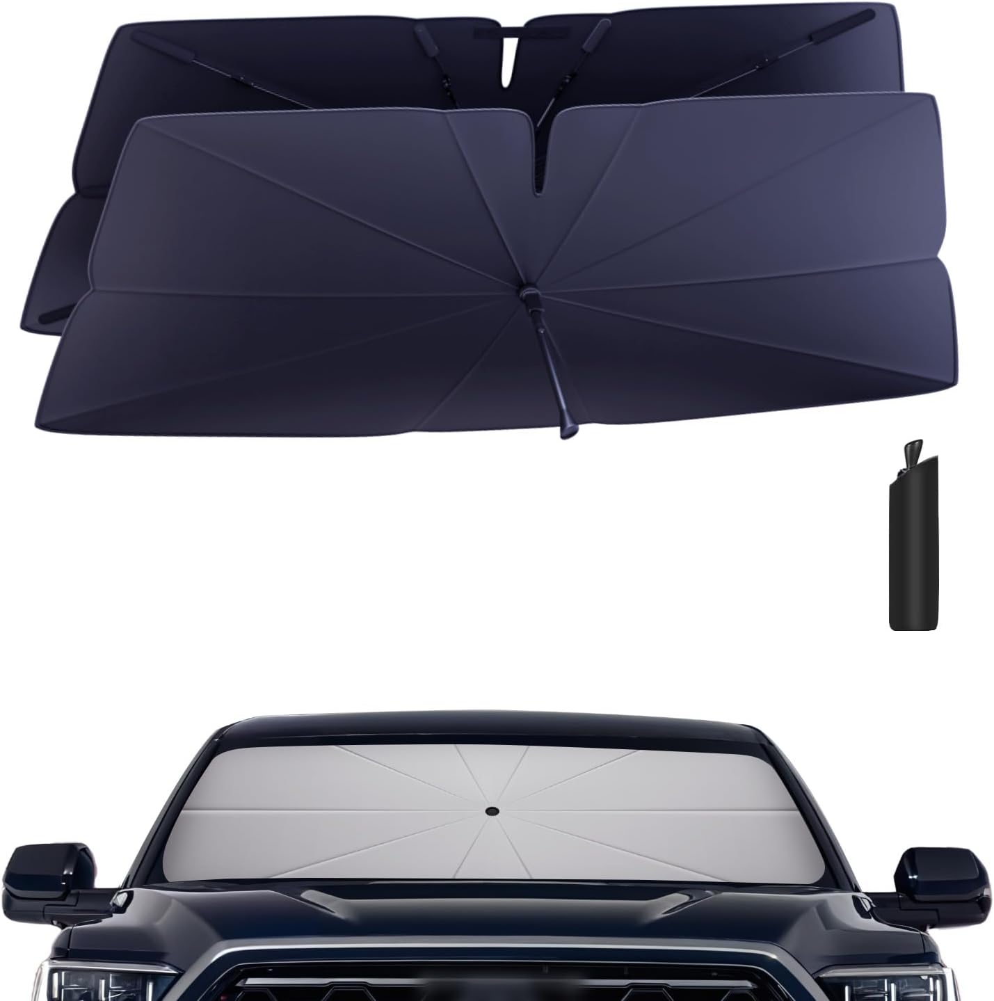 Windshield Sun Shade Umbrella for Toyota Tundra 2022-2025