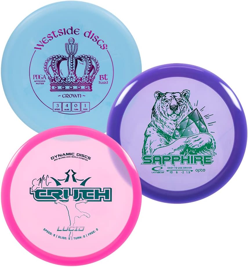 Premium Trilogy Disc Golf Set | Dynamic Discs | Complete Starter Set