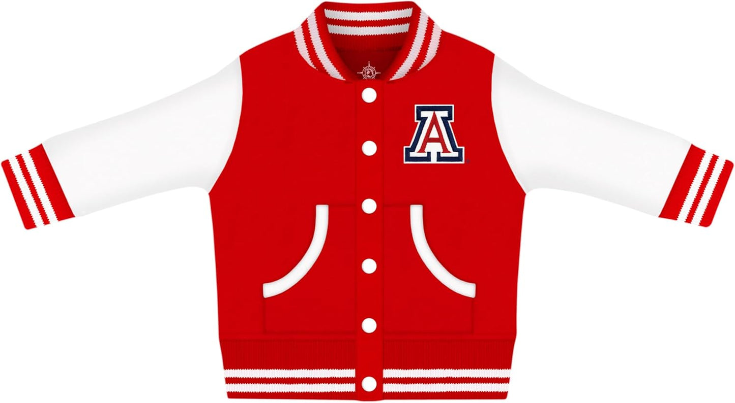 Creative Knitwear College Baby Varsity Jacket for Little Fans