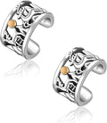 CHIC & ARTSY Cuff Earrings 925 Sterling Silver Deer Ear Cuff - Gentle