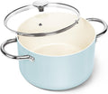 MICHELANGELO 6 Quart Stock Pot with Lid - Nonstick Ceramic Cookware
