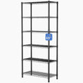 6 Tier Adjustable Storage Shelves - Heavy Duty 900LB Capacity