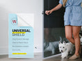 CLAWGUARD Plexiglass Universal Scratch Shield 32x24 in Clear Door